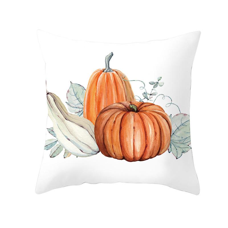 New Thanksgiving Pillow Cover Thanksgiving Harvest Pumpkin Home Cushion Cover