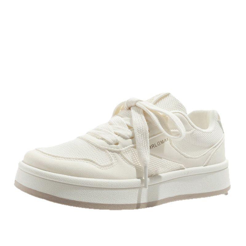 All-match White Shoes Mesh Women's Shoes Breathable Sneakers Fashionable Casual Shoes