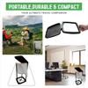 Foldable Retractable Rubbish Bag Stand ABS Plastic Folding Garbage Bin  For Home Use