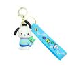 Adorable Porte-clés Pochacco Cartoon Poupée en Peluche Mignon Breloque de Sac Cadeau Matériau en Caoutchouc Coloré