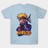 Asian Size Cotton Unisex Tshirt Print T-shirt Naruto T-shirt No-Cut Print Regular Fit