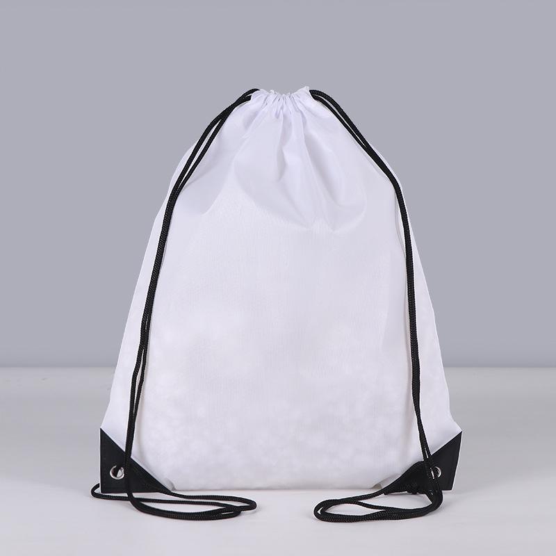 Polyester-Kordelzugrucksack mit individuellem Logo für Marathon oder Fußball