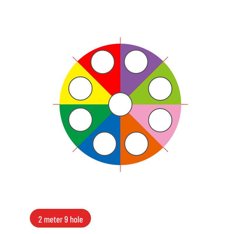 Rainbow Parachute Whack-a-Mole: Early Education Sensory Training for Parent-Child Outdoor Play