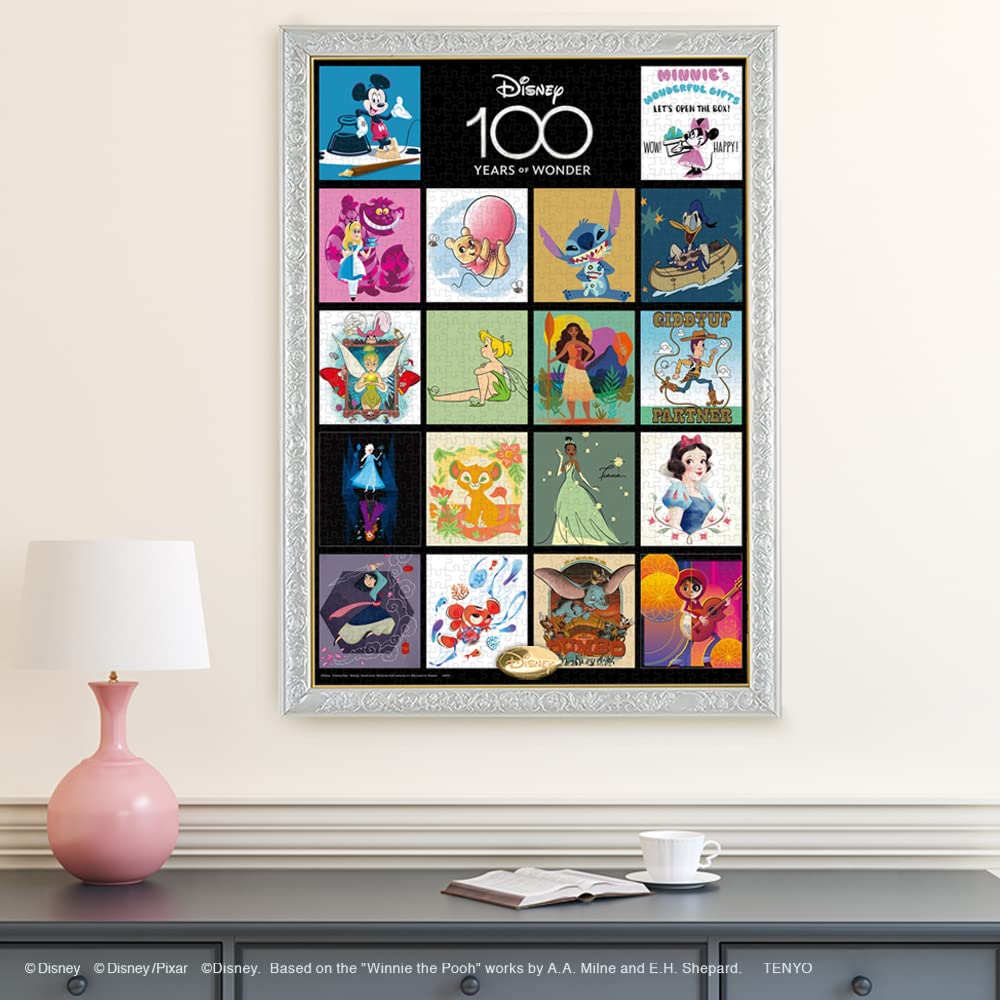 Tenyo in jigsaw Disney Artists Series includes and service (Made Japan) 1000-piece puzzle, 100 (51x73.5cm) D-1000-01, glue, spatula, card.