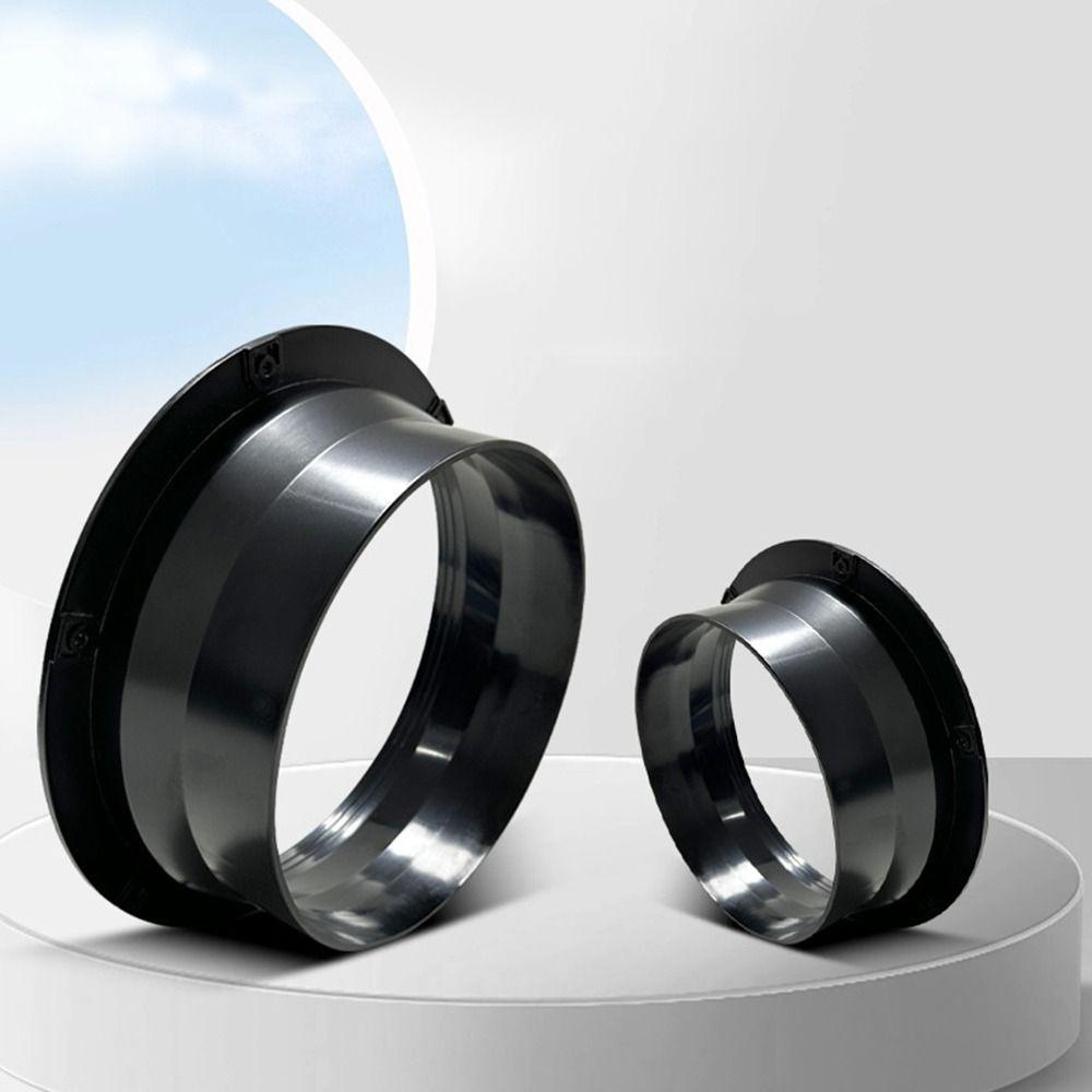 ABS Exhaust Duct Connector Flange Round Air Vent Duct Flange Bevel Flange Adapter Kitchen