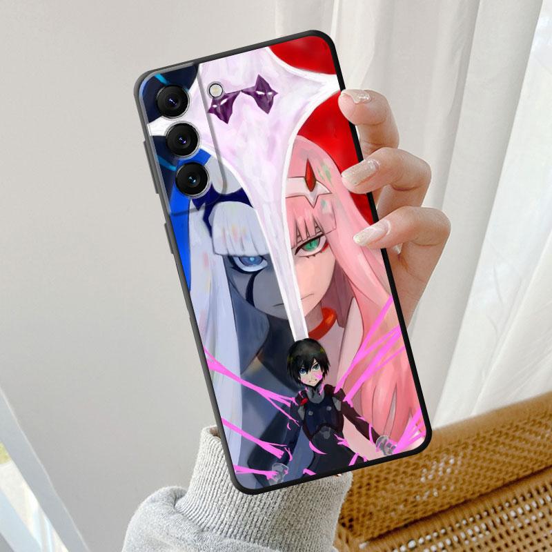Hülle für Samsung Galaxy S22 Plus S21 S10e S23 Ultra 5g S20 Fe S10 S9 S8 Süße Anime Zero Two Darling In The Franxx Cover