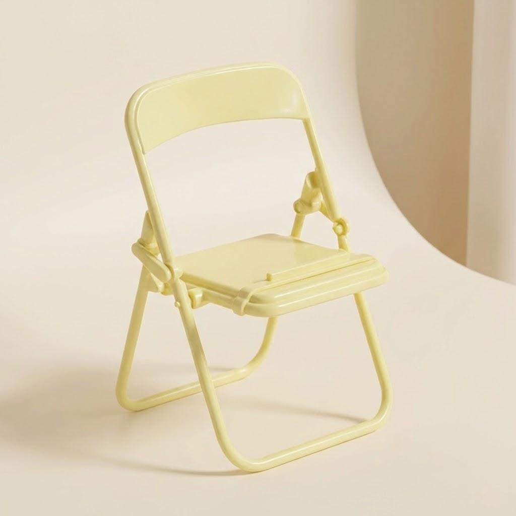 

Foldable Portable Adjustable Phone Stand Macaron Color Desk Holder Mobile Accessory Home Office Decor жёлтый