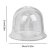 Wiederverwendbare Pflanzenschutzhaube Mini-Gewächshaus mit 18 Metallstäben 10 Pflanzenetiketten Garten-Cloche Domglockenabdeckung