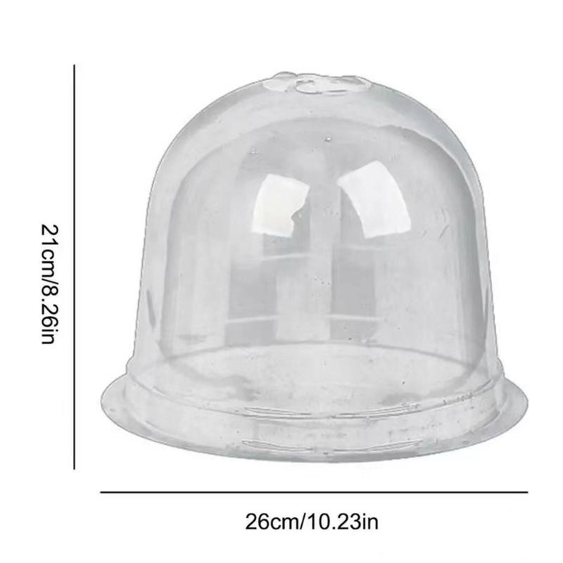 Wiederverwendbare Pflanzenschutzhaube Mini-Gewächshaus mit 18 Metallstäben 10 Pflanzenetiketten Garten-Cloche Domglockenabdeckung