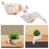 Animal Flower Pot Decorative Plant Pot Easter Decoration Multipurpose Plant Container for Patio Balcony Backyard