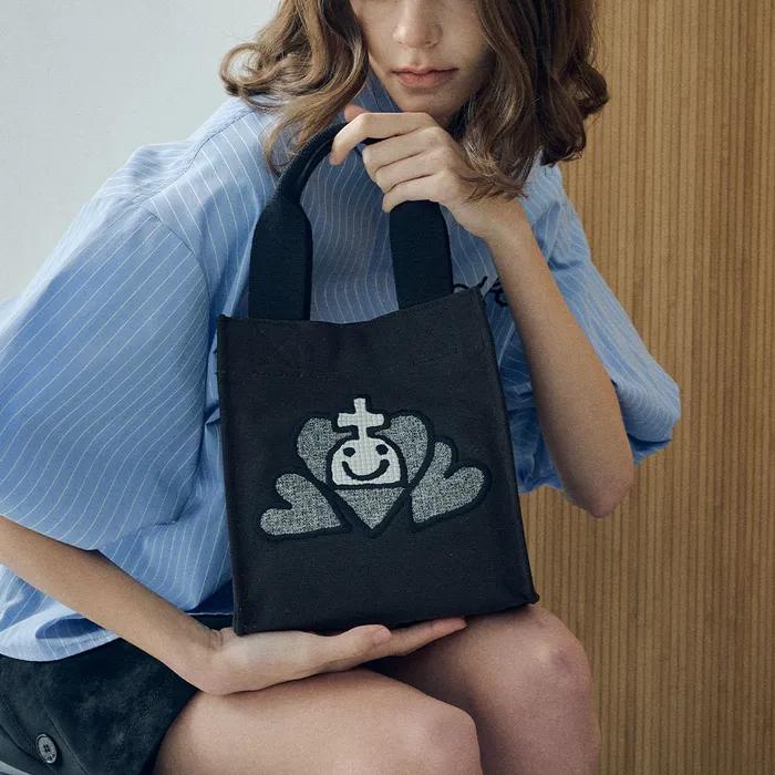 Debbie Canvas Tote ESFDVBG05BLK