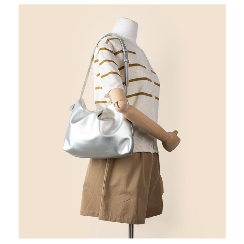 Simple Commute Tote Bag for Women Senior Sense Temperament Everything Soft Leather Large Capacity Tote Bag