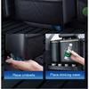SEAMETAL High-Capacity Car Trunk Storage Bag Leatherette Seat Back Organizer Bag Detachable Hanging Universal Car Storage Pocket