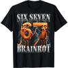 100 Cotton Tshirt Funny 67 Italian Brainrot Tung Tung Sahur Six Seven Meme Tshirt