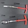 Universal Auto 16mm 21mm Zündkerze Entfernung Werkzeug T-Griff Spanner Steckschlüssel