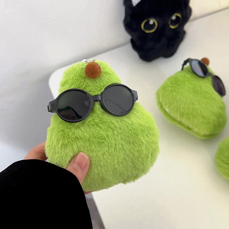 

Kawaii аниме любовь и глубокий космос плюшевый брелок милый маленький зеленый груша плюшевый брелок рюкзак кулон сумка амулеты для девочек подарок 1pc