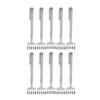10pcs Back Scratcher Extendable Mini Portable Foldable Back Scratcher Telescoping with Pocket Clip
