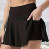Temu Women'S Summer Explosion Sports Fitness Casual Yoga Skirt Fake Two Comfortable Pleated Skirt