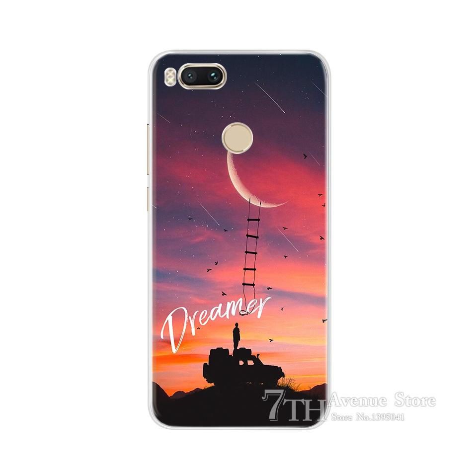 Pro Xiaomi Mi A1 Pouzdro Tištěné Pro Xaiomi Mi A1 TPU Pouzdro Pro Xiaomi Mi 5X Měkký Silikonový Zadní Kryt