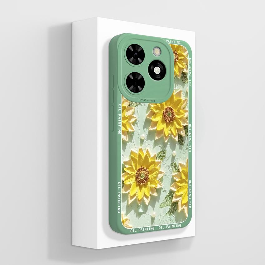 For Tecno Pop 10C Camon 40 Pro Premier Phone Bags Cute Black Cat Patterns Liquid Silicone Anti Fall Durable Premium Protection Cases For Tecno Housing