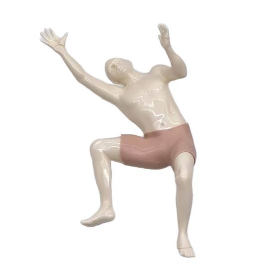 Wall Climbing Man Figurine Adhesive Climber Wall Decoration Modern Wall Art Climber Statue for Home Office Bedroom Living Room