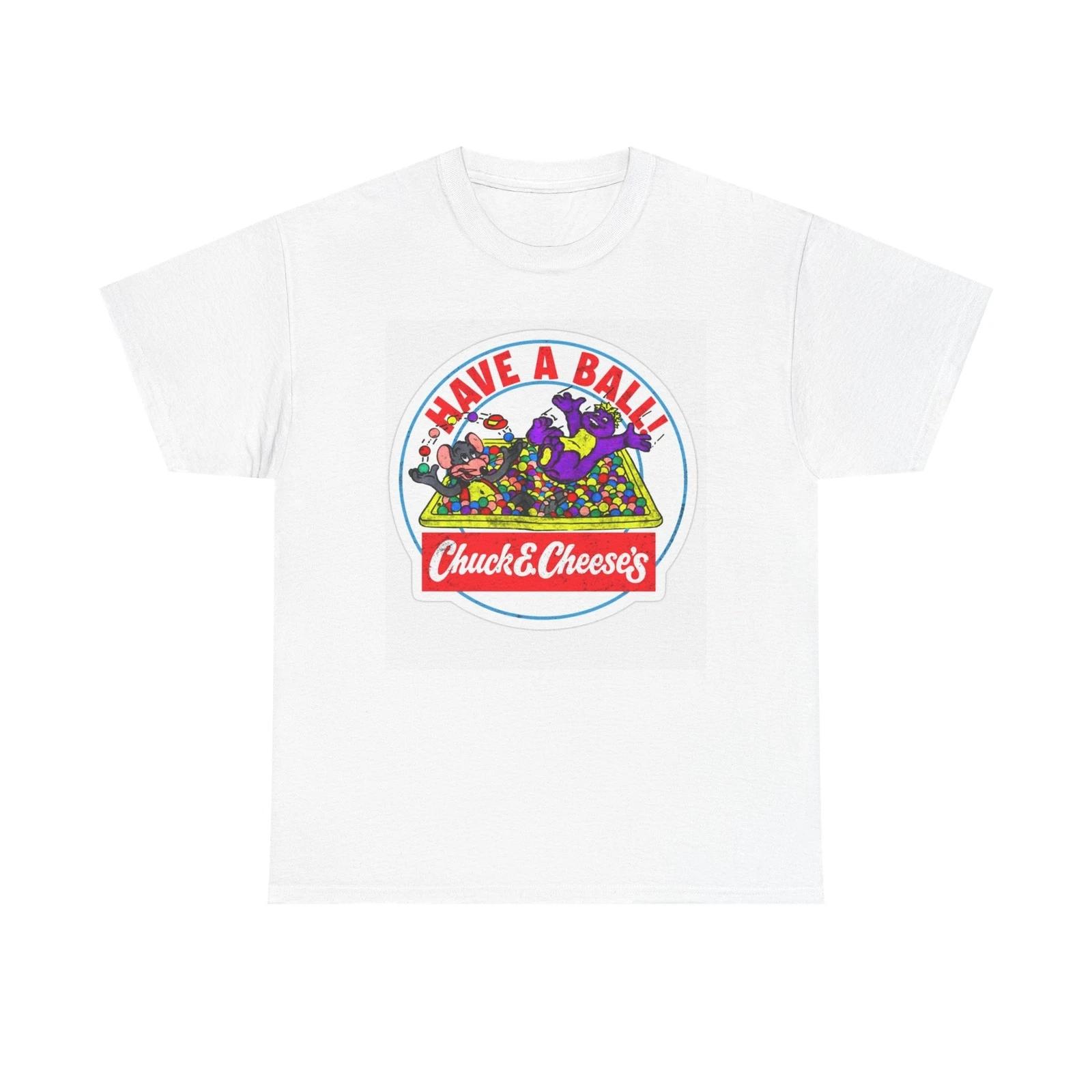 Men s and Women s T-shirts Chuck E Cheeses Have A Ball XXXXL