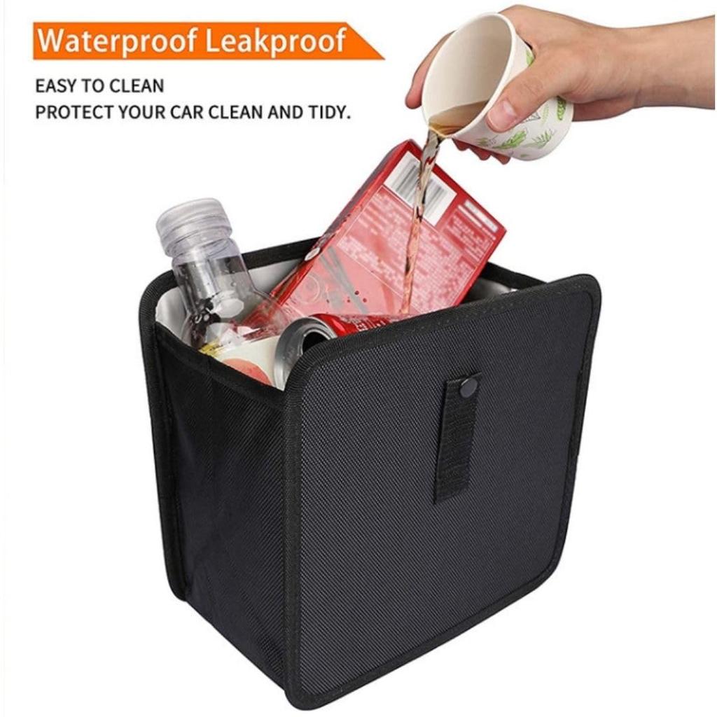 Foldable Trash Hanging Waterproof Storage Large Car Accessories Can, Leak-Proof Bag, Capacity, (M)