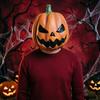 Scary Pumpkin for Halloween Costume Party and Night Ball