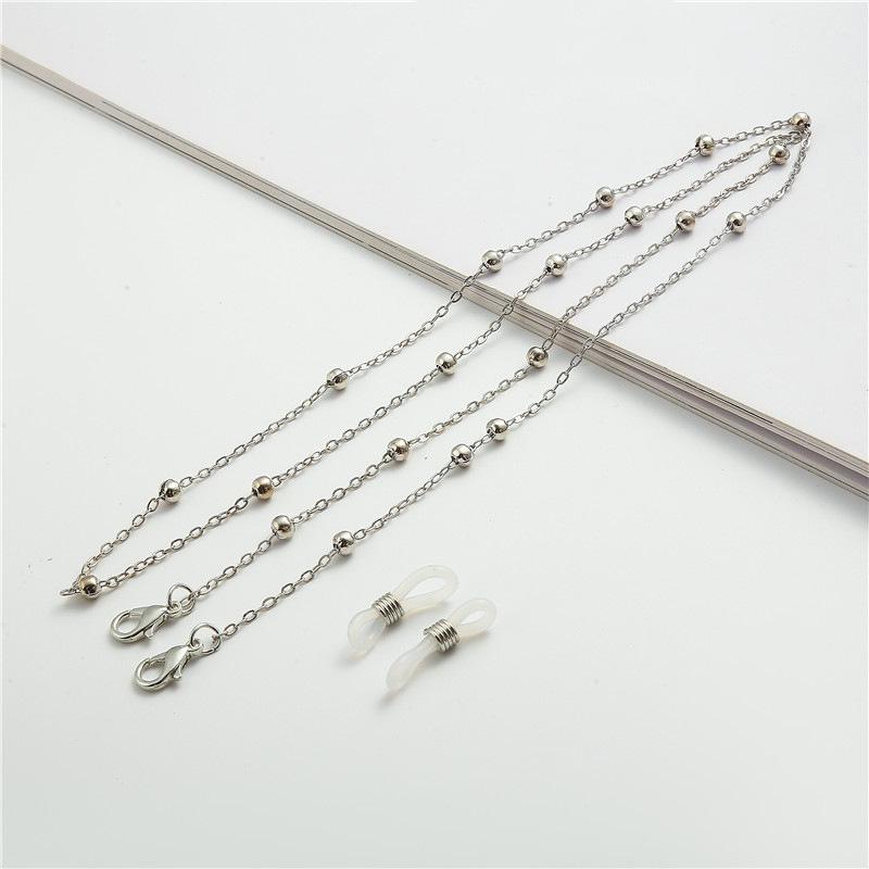 Cross-border Fashion Metal Eyewear & Mask Chain Lanyard - Anti-drop Necklace Holder
