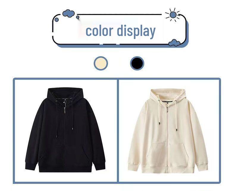 Women's Oversized Fleece-Lined Hooded Coat - Autumn/Winter 2023 Zipper Cardigan