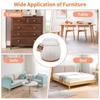 16PCS Chair Leg Cover with Felt Pads Furniture Feet Caps TPE Round Square Anti Slip Table Leg Mat Floor Protectors Socks