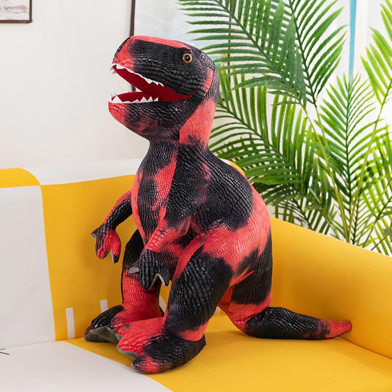 Adorable Dinosaur Plush Toy Soft Cuddly Tyrannosaurus Rex Pillow For Kids Boys Birthday Gift
