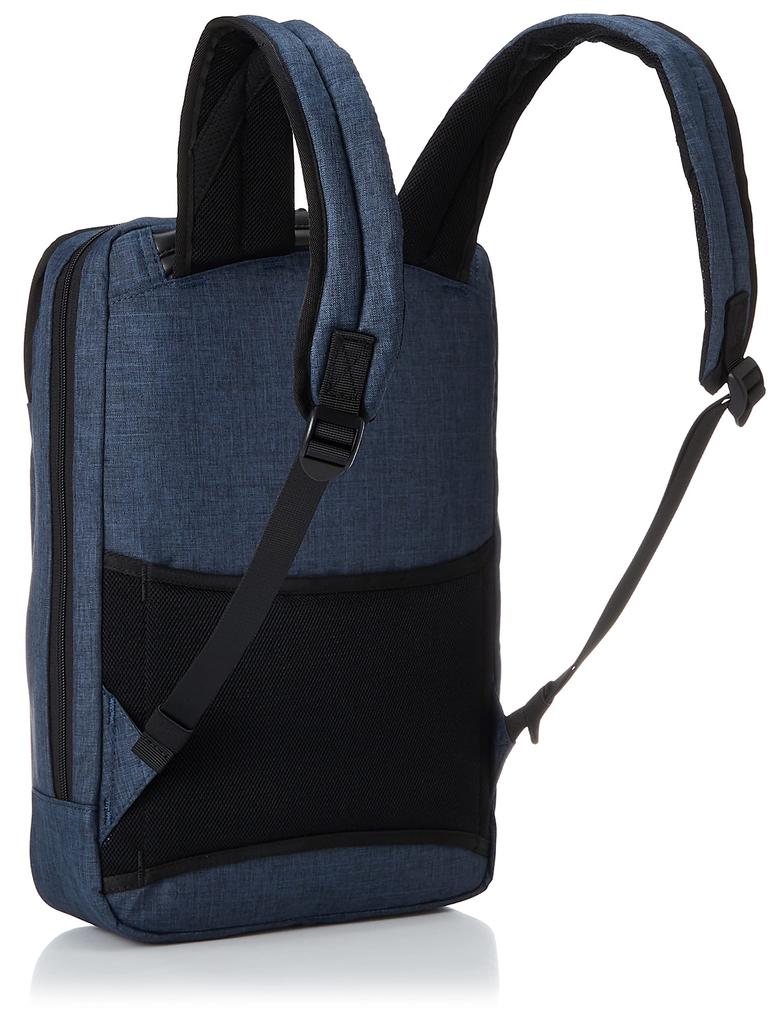 Business Backpack Tray Front Holder Specification A4 Size Inch PC Storage Pack Business Bag Rucksack Navy [Ace Gene] [Smartphone Included] 13.3 Men's