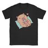 Funny Capybara With Ufos Tshirts Unisex Unisex Unique Cotton Tee Shirt Round Collar Short Sleeve T Shirt Gift Tops