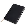 A5 Super Dickes Business-Notizbuch - B5 Schwarzes Ledercover für Besprechungen und Büroaufzeichnungen