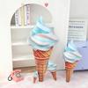 Creative Simulation Ice Cream Throw Pillow Plush Toy Doll Cones Ice Cream Doll Children Accompany Soothing Doll