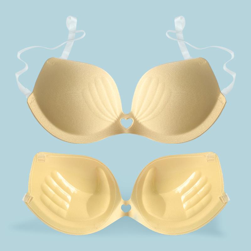 

Adam Palm Invisible Bra with Double Shoulder Straps - Ideal for Wedding & Evening Gowns, One-Piece Breathable Support. C