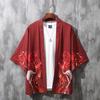 Men's Loose-Fit Taoist Sun Protection Jacket - Thin, Three-Quarter Sleeve, Fairy-Inspired Style