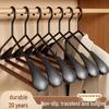 Beech Wood Non-Slip Clothes Hanger - Solid Wood, No-Trace Design for Household and Adult Clothing Stores
