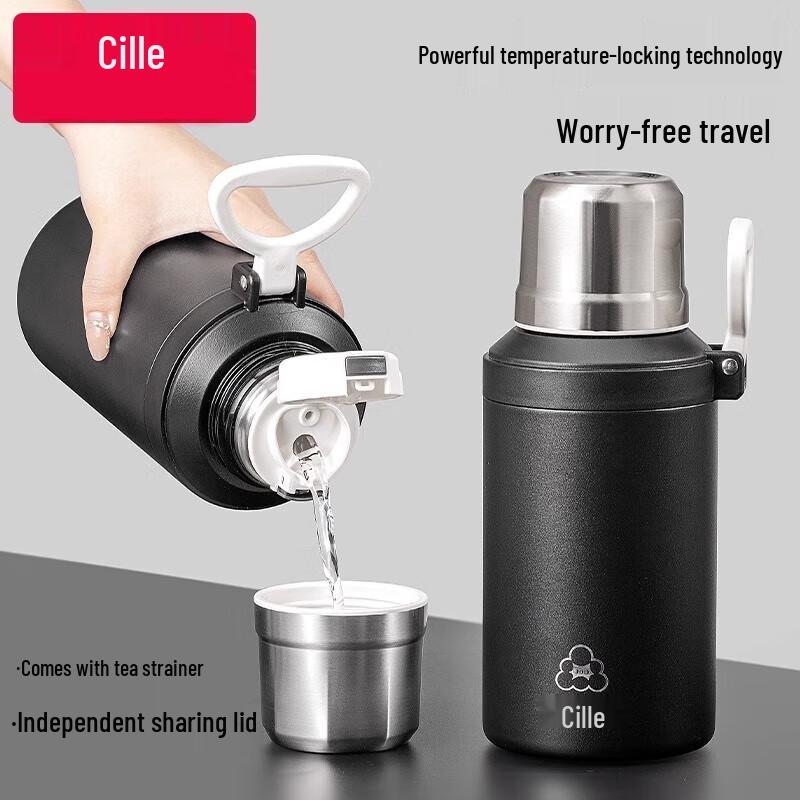 Cille 1.5L Dual-Drink Insulated Bottle