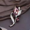 New Alloy Brooch High-end Niche Women's Peony High-end Pin Coat Suit High-end Versatile Brooch