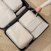 Set/6 Pcs Compressible Packing Travel Storage Bag Cubes Waterproof Suitcase Nylon Portable With Handbag Luggage Organizer