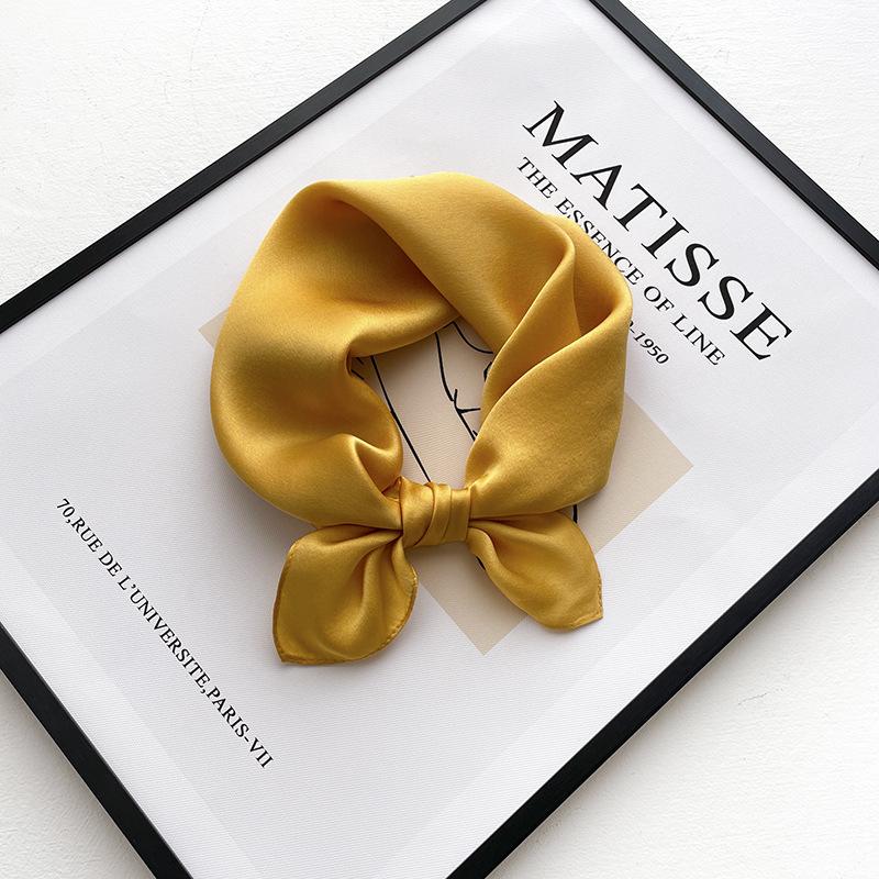 

Мода 100% Натуральний Шовковий Шарф Жіночі Шалі Накидки для Леді Хустка Фуляр Шарфи Пашміна Жіноча Шаль Хіджаб Бандана 2022 53x53cm