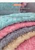 Nanji Ren Plush Sofa Cushion Cover - Winter Full Coverage, Simple Modern Design for Living Room.