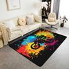 Frog Area Rug 3x5, Cartoon Frog Rug for Kids Boys Girls Teens, Kawaii Green Wild Animals Carpet, Cute Wildlife Farmhouse Rustic Funny Non Sl