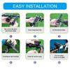 Bright LED Rechargeable Bike Light 3 Light Modes Waterproofs Road Bicycles Light Front Headlight Easy to Install