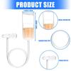 Manual Baby Nasal Aspirator with Soft Round Tip, Handheld Nose Cleaning for Infants Adjustable Suction Easy Cleaning