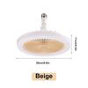 Energy-Saving Remote Control LED Ceiling Fan Lamp  for Living Room Bedroom Bottom Noise Mute E27 Base 2 In 1fans Light