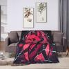 VOX H-Hazbin Hotel Alastor Game Super Warm Blanket Plush Bedding Throws Fashion Couch Chair Flannel Bedspread Sofa Bed Cover
