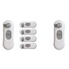 1 Set Baby-Sicherheitsschloss, stanzfrei, selbstklebend, drehbar, für Baby-Proofing, Schrank, Kühlschrank, Sicherheitsriegel, Heimversorgung